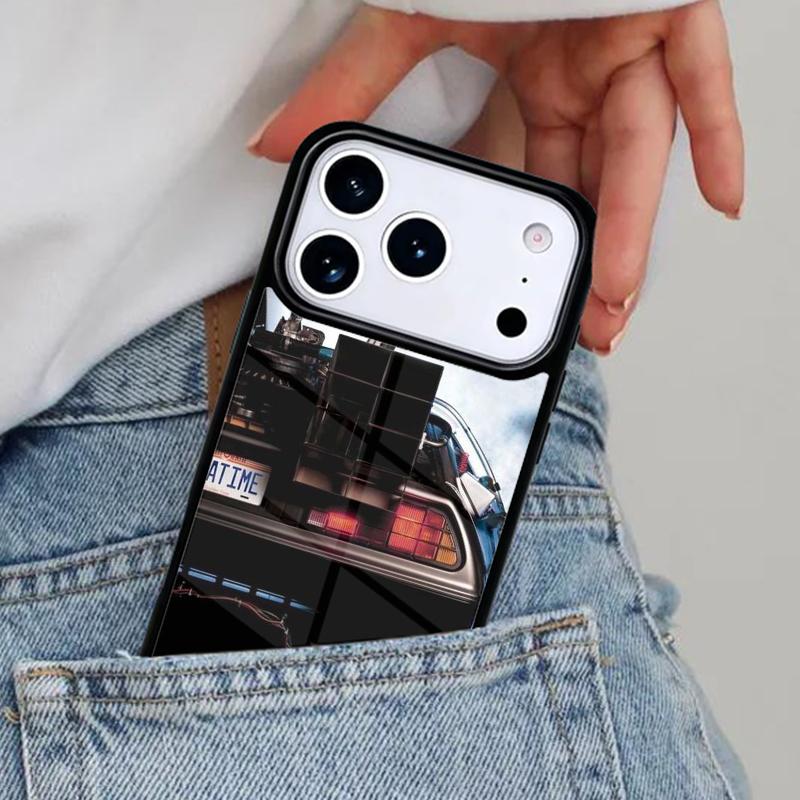 Flux-Capacitor Soft Phone Case for iPhone 16e 15 14 13 12 17 Pro Max Plus Air 17pro Cover Coque