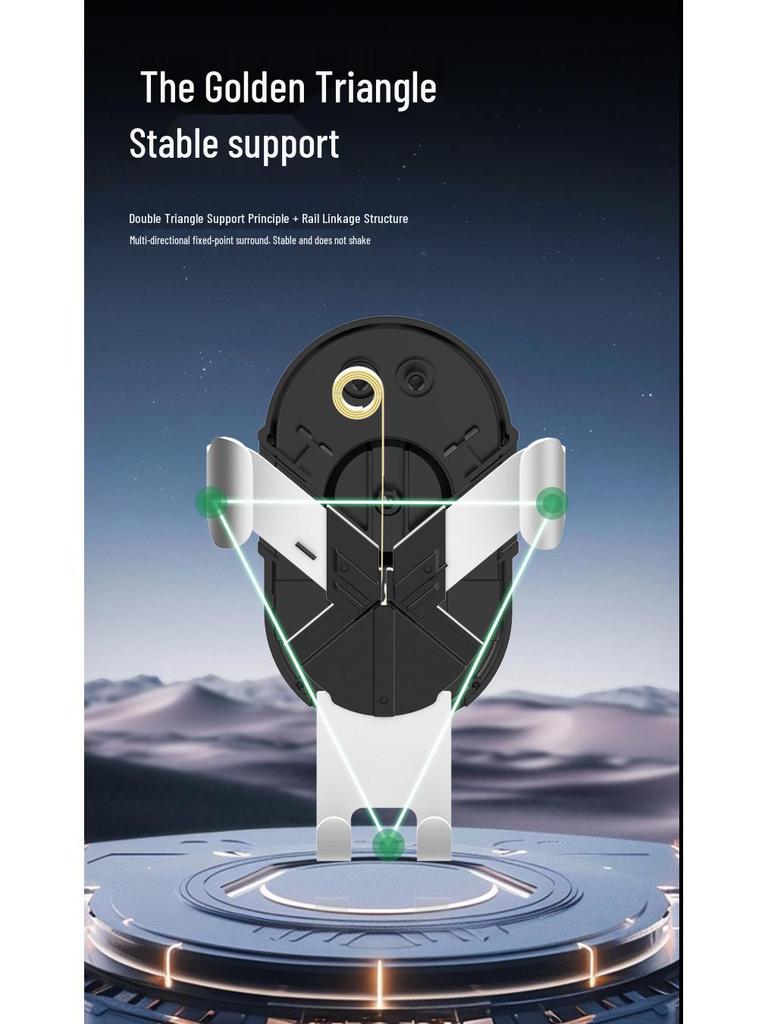 Car Dashboard Phone Holder with 360° Rotation
