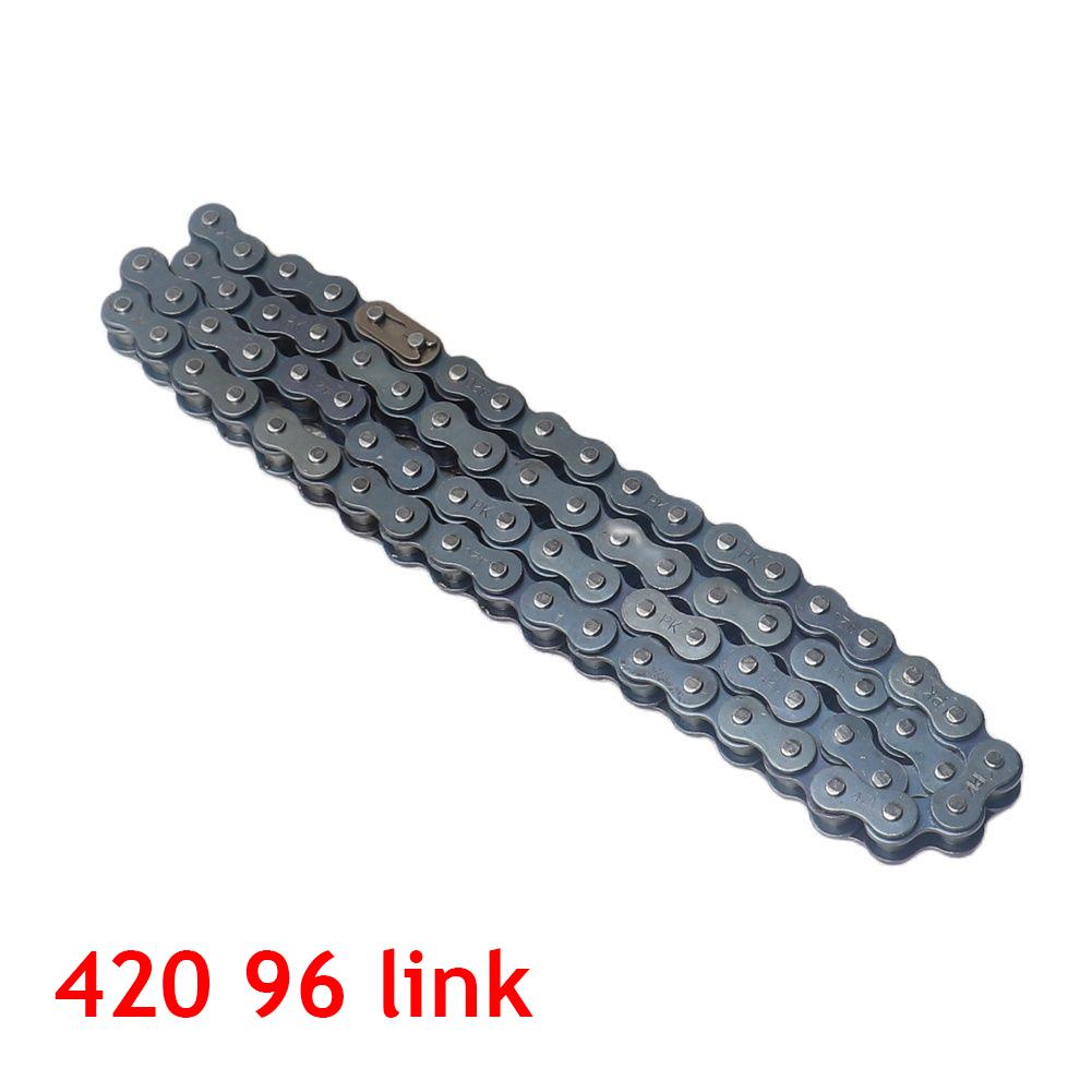 420 74 76 78 80 82 88 90 92 94 96 110 Links Motorcycle Drive Chain Link For CRF 50 70cc 90cc 110cc 125cc Pit Dirt Quad ATV Bike