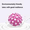 Squeaky Dog Ball Latex Textured Ball Dog Chew Toy Teeth Cleaning Toy for Large Medium Small Dogs Interactive Fetch