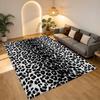 Leopardenmuster Wohnzimmer Rutschfester Bereichsteppich Weicher Teppich für Schlafzimmer Spielzimmer Sofabereich Büro Heimdekoration Fußmatte Weihnachtsgeschenk C926772