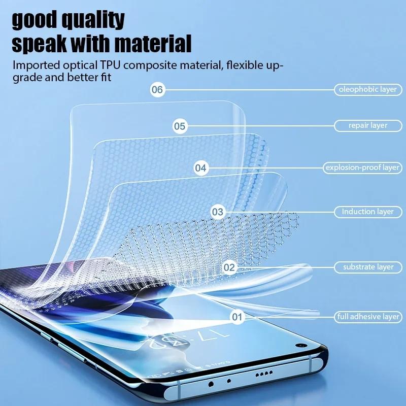 3 Pçs Filme De Hidrogel Para Xiaomi Poco X5 X4 X3 F5 Pro Protetor De Tela M5 M5s M3 M4 M6 F3 F4 Gt Protetor