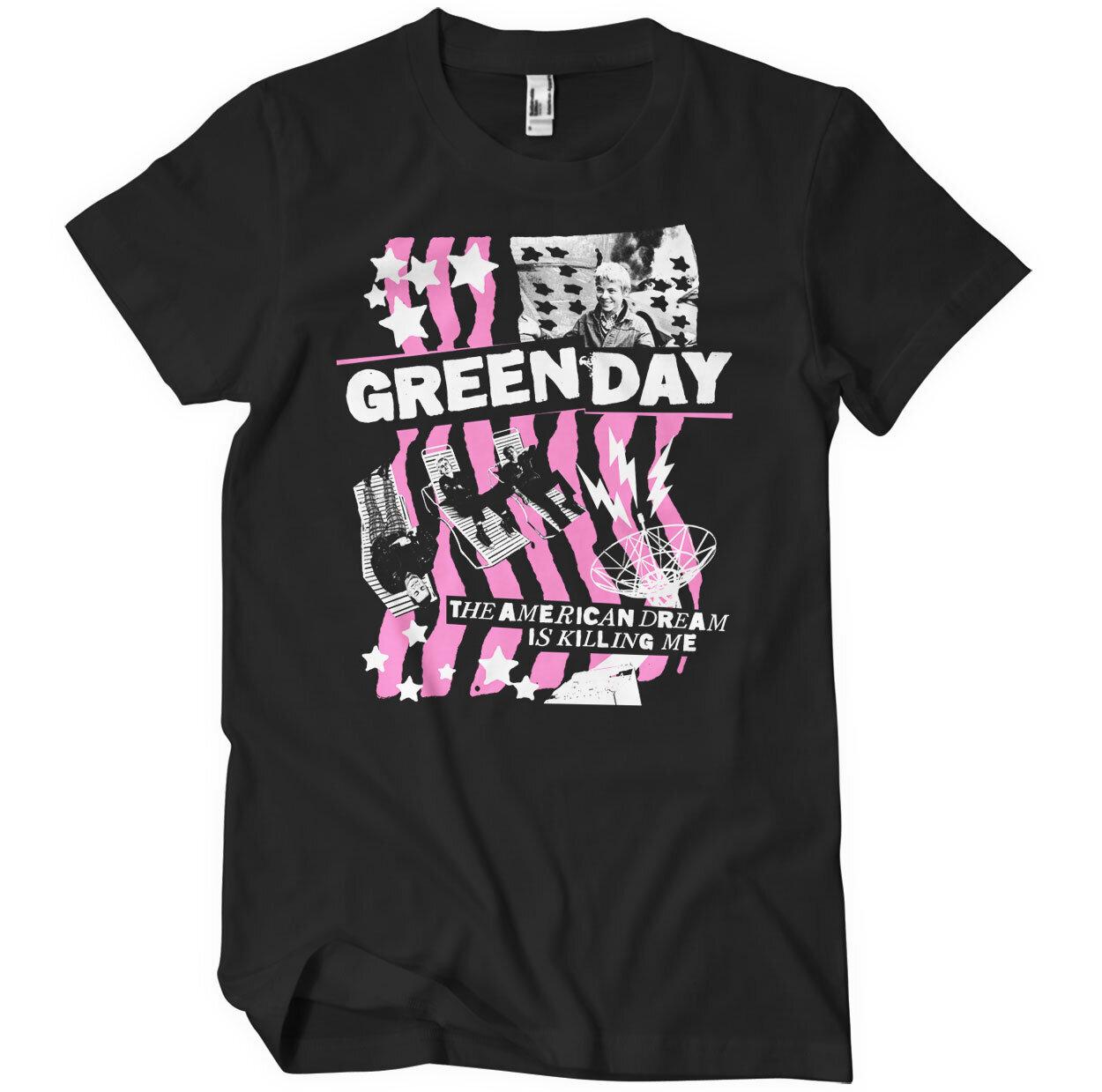 Officially Licensed Green Day American Dream Mens T-Shirt L