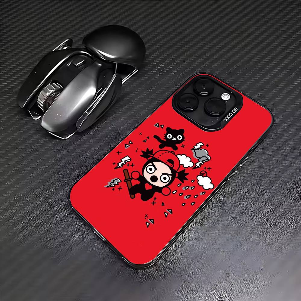 

Phone Case Cute Cartoon Pucca Garu for Samsung Galaxy S26 S25 S24 S23 S22 S21 S20 Note20 Ultra Edge Plus Anti Fall Matte Cover Samsung S20