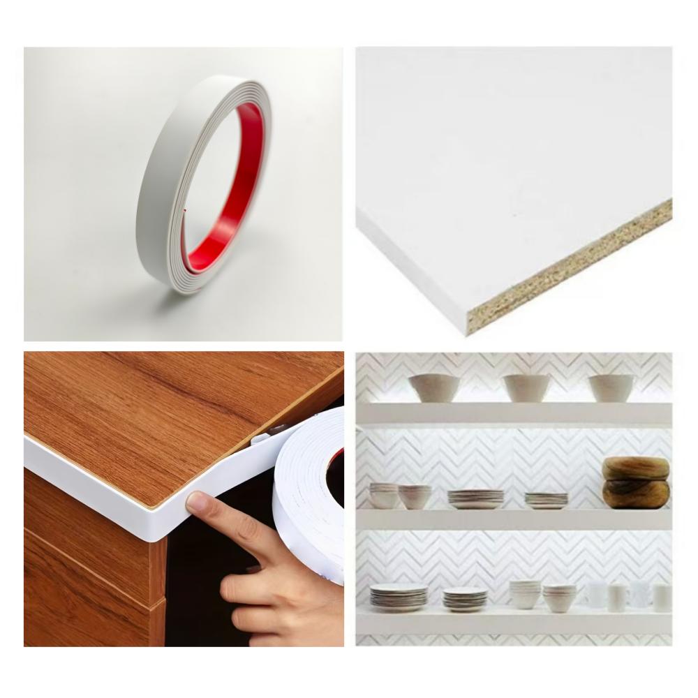1 roll of 3 meters, wall decorative tape, 1.8cm wide type, European style self-adhesive light luxury decorative lines, PVC mater
