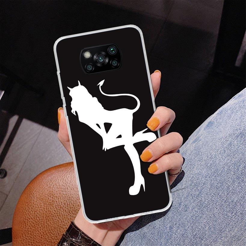 Angel Devil Sexy Girl Phone Case For Xiaomi Poco X7 X6 X5 Pro F7 Ultra Redmi 15C 15 13C 13 12C 12 10 10A 10C 9 9A 9C 9T Cover Po