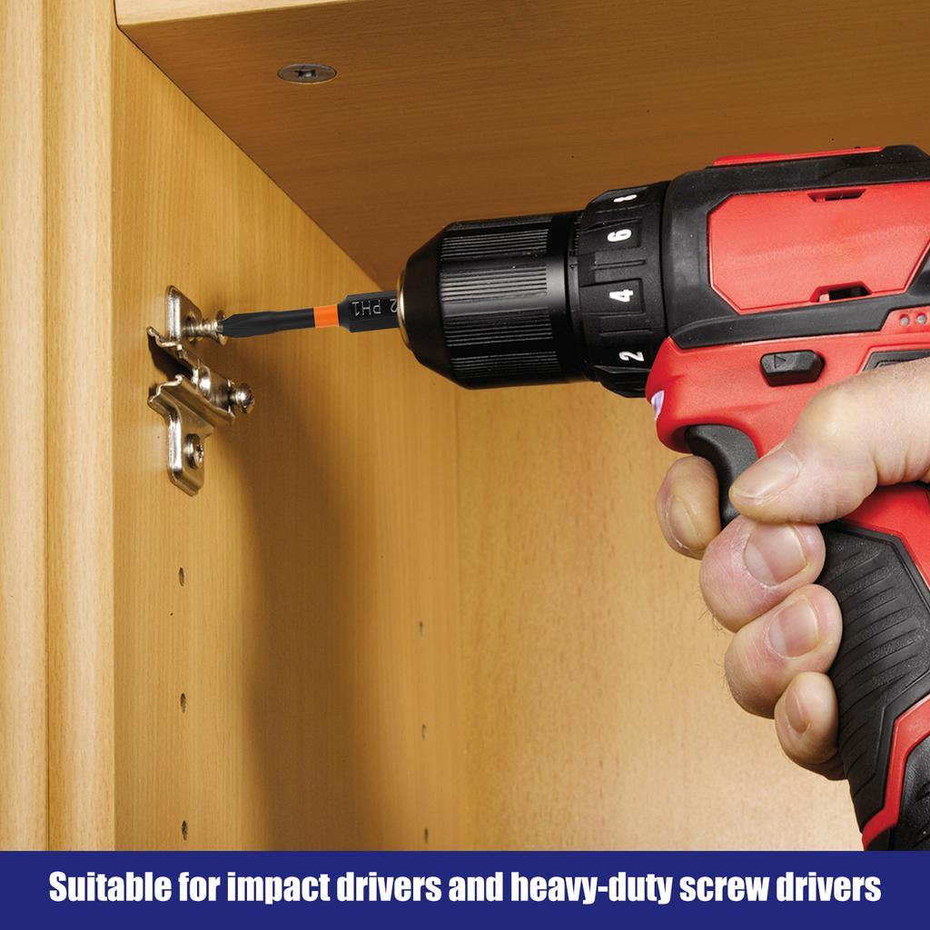 30Pcs Magnetic Drill Bit Alloy Steel Anti Slip Quick Release Hex Shank Screw Driver Bit for Home Repairs Automobiles Woodworking