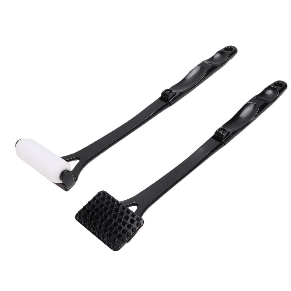 Lotion Applicator for Back Foldable Non Slip Grip     Roller Reusable with Scratcher