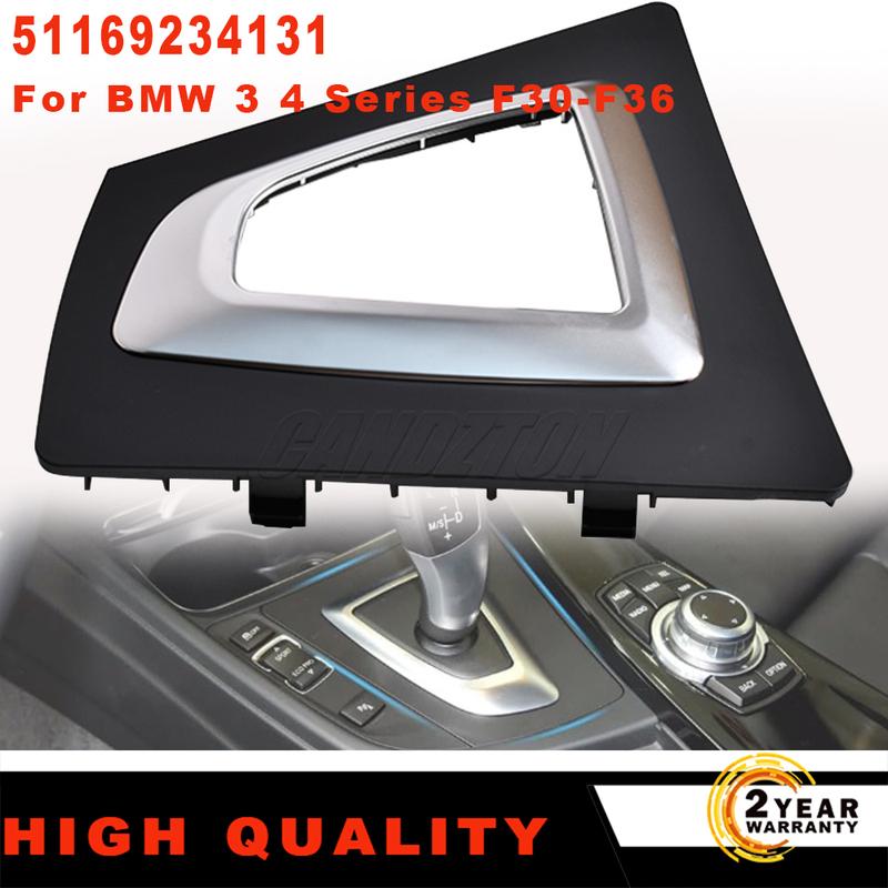 

For BMW 3 4 Series F30 F31 F34 F35 F32 F33 F36 Interior Gear Shift Selector Cover Transmission Shifter Bezel Trim 51169234131