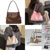 Large Capacity Fashionable Tote Bag For Women Stylish Commuter Shoulder Bag In Black Pink Beige Khaki Brown Ideal For Casual Everyday Use