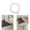 Titanium Steel Feather Pendant Necklace For Men And Women With Geometric Design Fashion Accessory