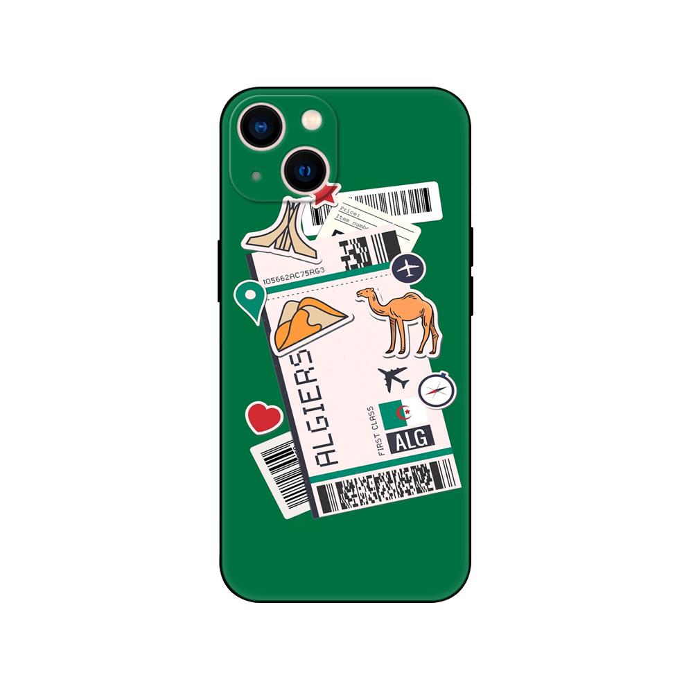 Black Tpu Case For Samsung Galaxy F23 M12 M22 M23 M32 4G M52 5G M30S M21 Boarding Pass Traveltickets