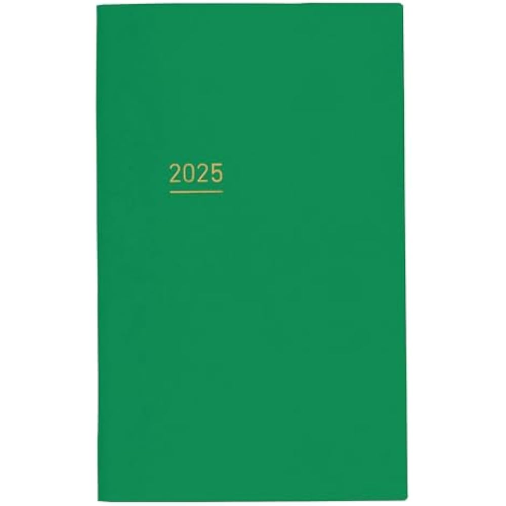 Kokuyojibun Notebook Lite Mini Notebook 2025 Monthly Weekly B6 Slim Green Ni-JLM1G-25 starting 20...