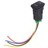 Wire Fog Light Switch Reserved Hole Stable Heat Resistant Appearance Polishing Double Press Fog