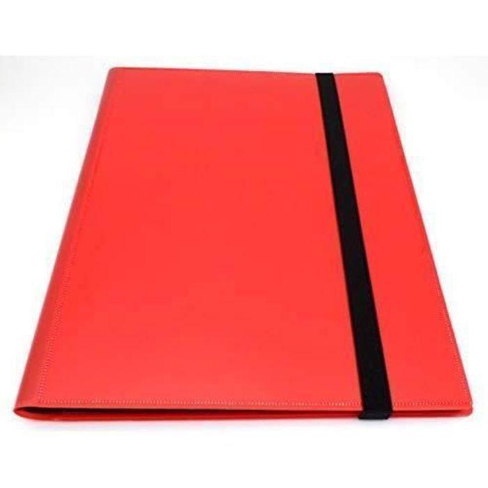 Docsmagic.De Pro-Player 9-Pocket Album Red - 360 Card Binder - MTG - PKM - YGO - Classeur Pour Jeu De Cartes Rouge