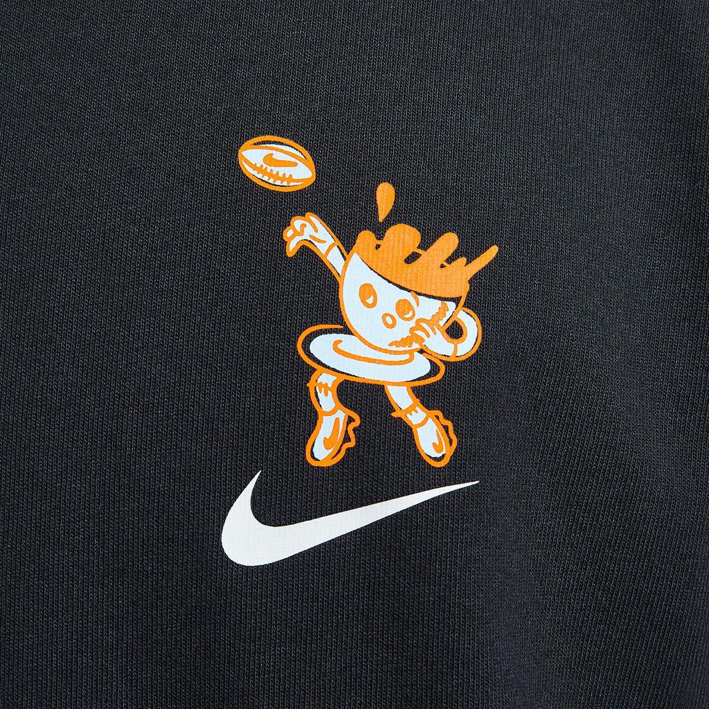 Nike Sportswear Loose Fit Cotton Pullover Short Sleeve T-Shirt Men Tops Black HJ3953-010