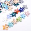10pcs Handmade Craft Starfish Bead Ceramic Fresh Color Ceramic Spacer Loose Beads Bracelet Making Kit Necklace Earrings
