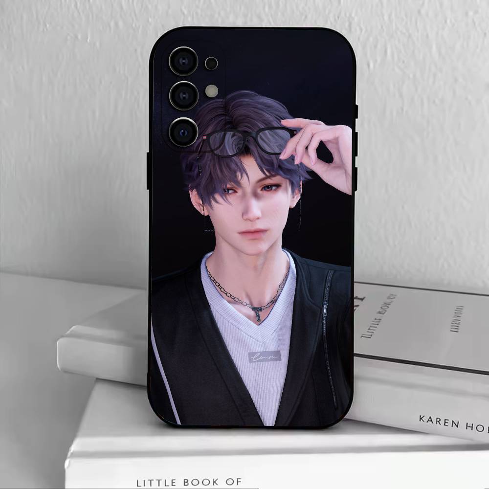Qiyu Love and Deepspace  Phone Case For Samsung S25,S24,S21,S22,S23,S30,Ultra,S20,Plus,Fe,Soft Silicone Black Cover