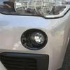 Black ABS Exterior Front Fog Light Lamp Cover Trim Fit For BMW X1 F48 2016-2021