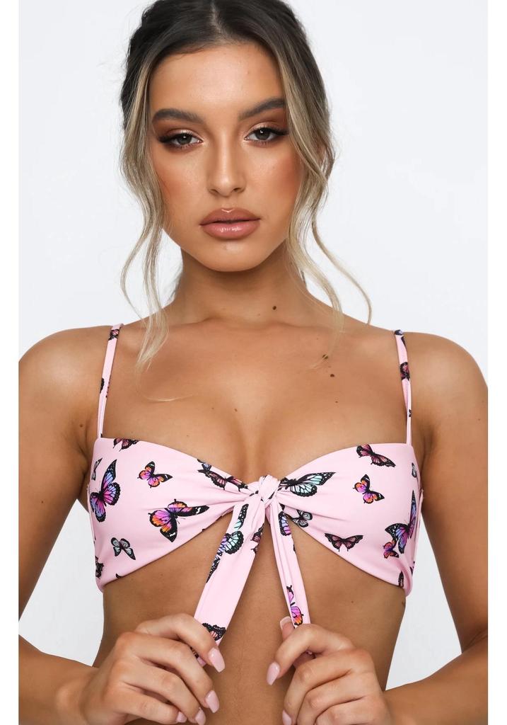 2023 Schmetterlingsmuster Knotenstil Bikini für Damen