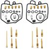 For 1980-81 Honda Hawk 400 CB400T CB400 N Carburetor Repair Carb Rebuild Kit 2x