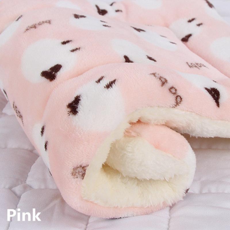 Pet Mat Thickening Warm Autumn Winter Cat Dog Blanket Anti-slip Cushion