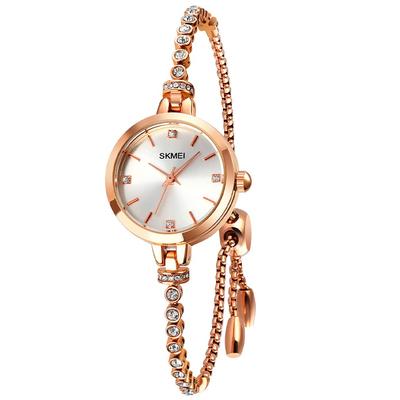 Damski Zegarek Bransoletka, Uroczy, Stylowy, Wodoodporny, Codzienny, Złoty Kwarcowy, Prosty, Markowy, Wysokiej Jakości, Prezent, Luksusowy, Srebrne Zegarki Bangle dla