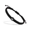 Exquisite Silver Heart Couple Bracelet with 26 Letter Charms