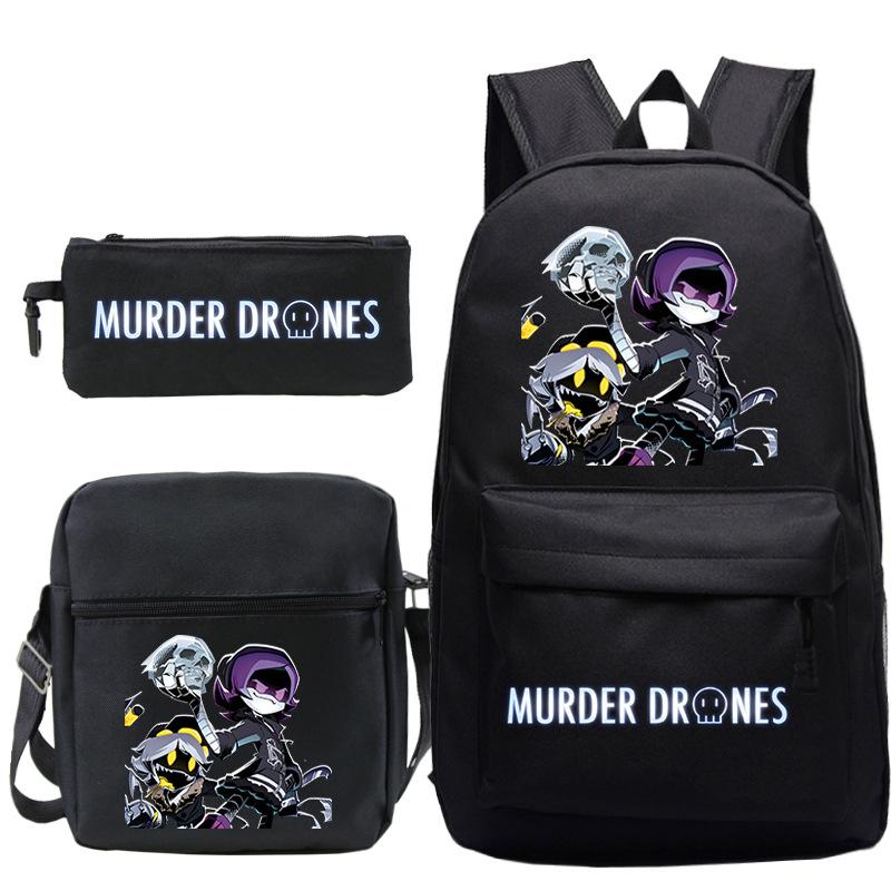 Neuer Murder Peripherie-Trend Schulterrucksack-Set Lässige Stiftetasche Grund- und Sekundarschultasche