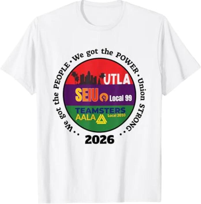 Labor Movement UTLA SEIU AALA We Got The People T-Shirt 3XL