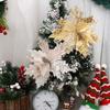 Artificial Fake Flower Colorful Christmas Tree Pendant Christmas Flowers  Navidad