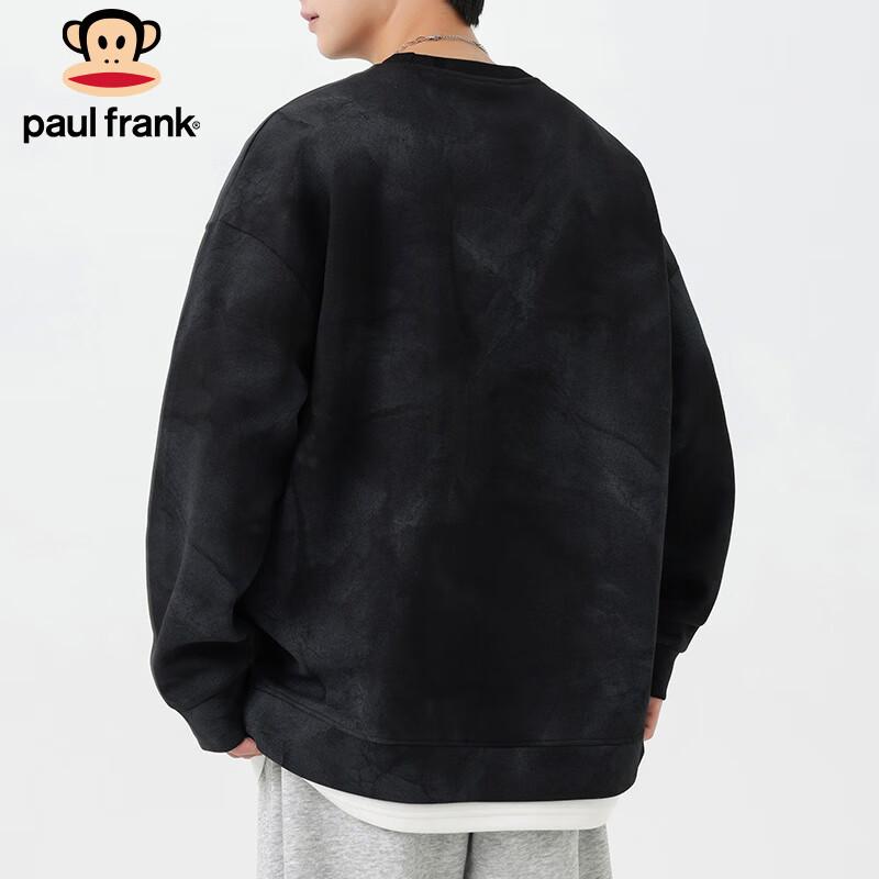paul frank Men's Heavyweight Fake Two-Piece Long Sleeve Sweatshirt