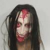Horror Long-haired Ghost Toy Latex Mask Thrilling and Terrifying Latex Ghost Mask Costume Prop for Halloween