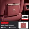 L6o/L90 Car Trash Bag - Magnetic, Waterproof Leather, Seat Back Hanging Storage Solution