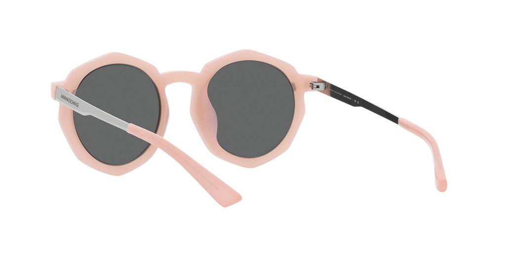 Sunglasses AX4132SU SHINY OPALINE PINK GREY Lens 51 [Armani Exchange] Frame/DARK