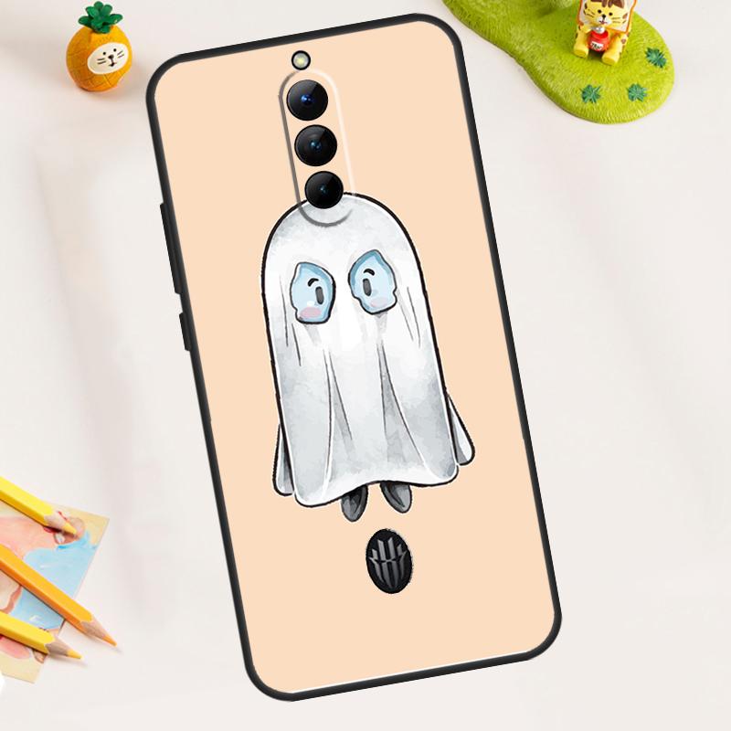 Cute Halloween Ghost Case For ZTE Nubia RedMagic 11 Pro Plus 10 9 8 8S 9S 10S Pro 5G 5S 6 7 6S 7S Pro 11 Air Cover
