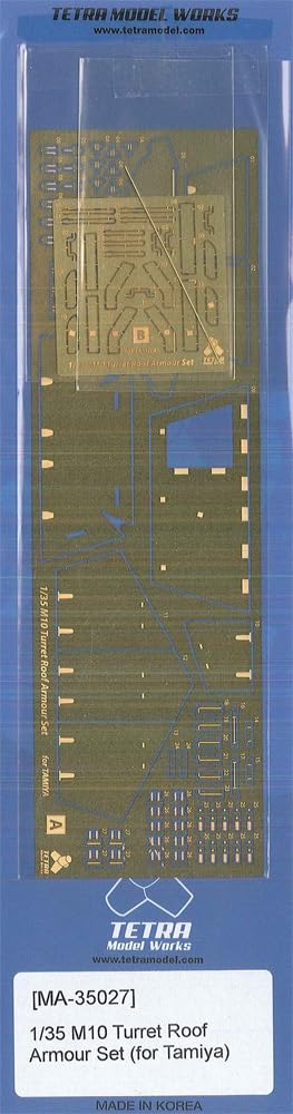

Tetra Model Серия MA M10 Истребитель танков Броня Крыша T Пластиковые детали для модели MA3527 1/35 (для компании)