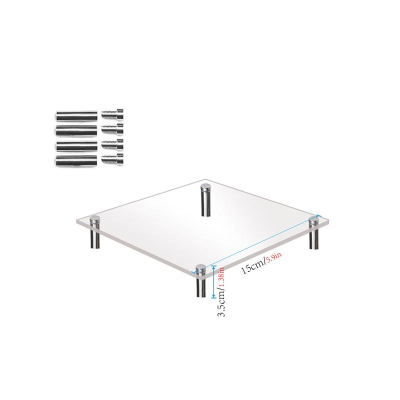 

Акриловая подставка для кексов на свадьбу, день рождения, свадебный набор, настольная подставка 15cm-square