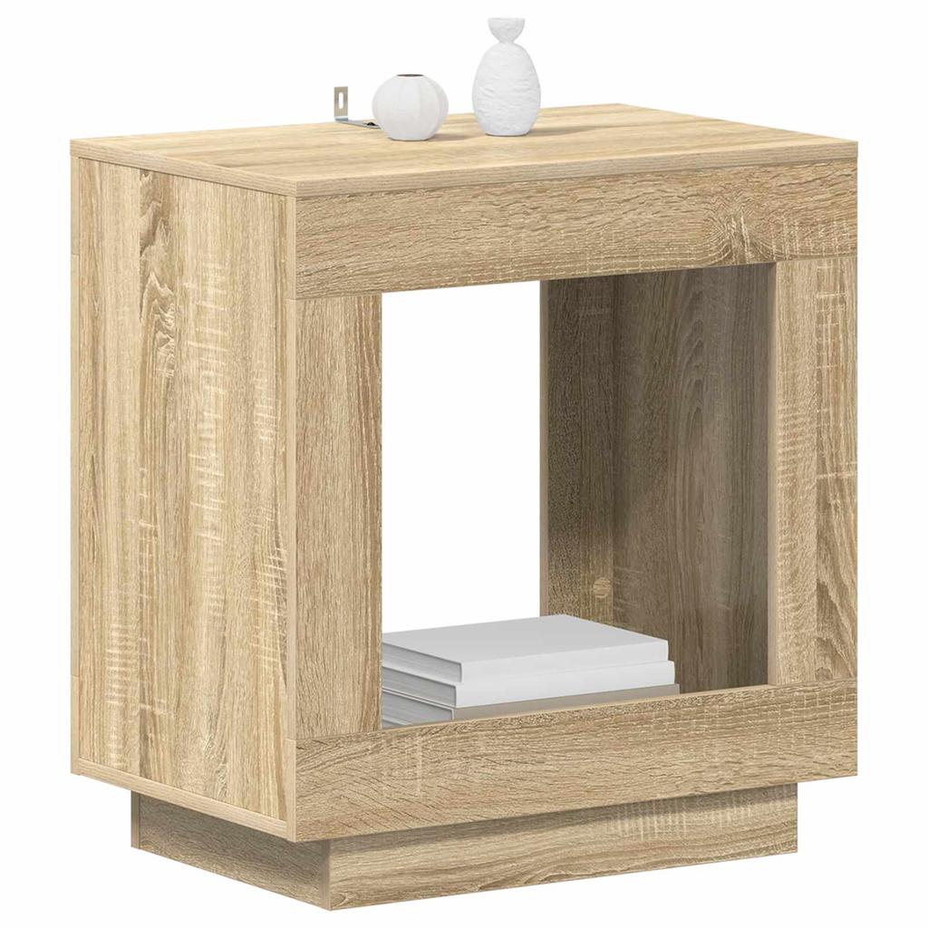 Side Table Sonoma Oak 60 x 40 x 65 cm Particleboard