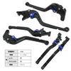 H58 Schwarz (blau) Honda Brems- Kupplungshebel 6-fach verstellbar Passend für CB650R CBR650R NC750X NC750S CB650F CBR650F usw.