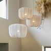 Modern Wabi Sabi Fabric Pendant Chandelier Living Dining Room Bar Led Pendant Lamp Restaurant Bedroom Hanging Light Fixture