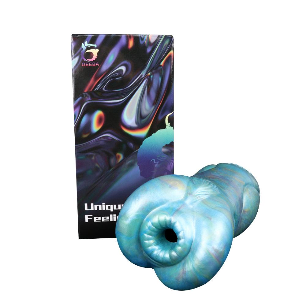 Male Masturbator Inverted Masturbation Cup Soft Silicone Sex Toy Penis Training Pocket Anal Gay Doll Vagina