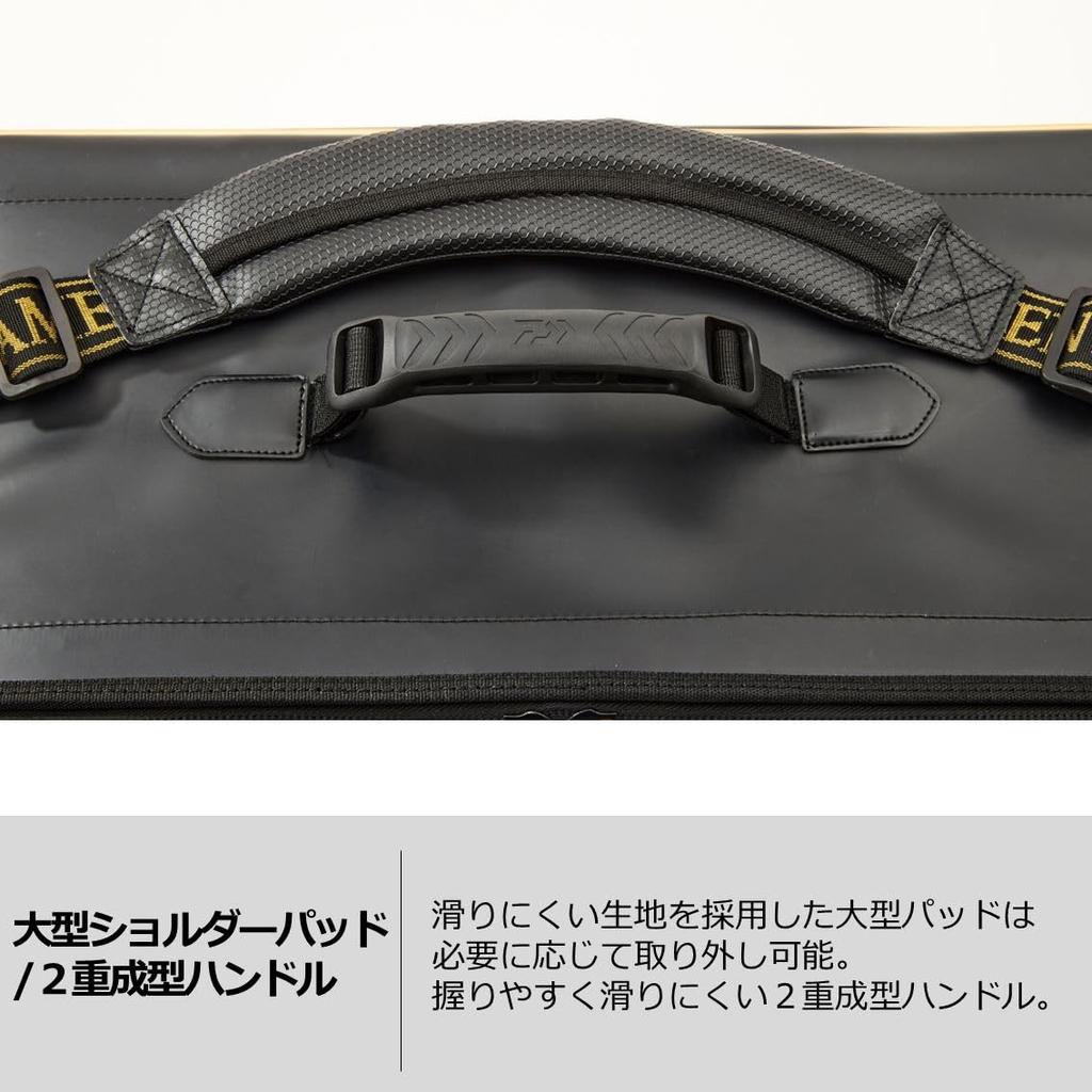 DAIWA Tournament Fishing Bag Gold Black 60(D)