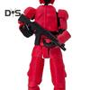 3D Printed Robot Action Figure with Accessories Movable Joints TV Drama Character Model Toy Articulated Dummy Figurine Home Office Decoration
