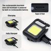 COB Single - Sided Emergency Night Light, Multifunctional USB - Rechargeable Mini Keychain Light