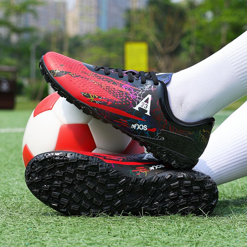 Мужские футбольные бутсы подростковые дышащие футбольные бутсы профессиональная игровая — фото 13