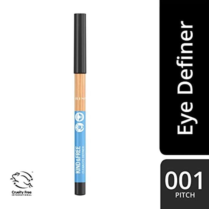 Crayon yeux - Rimmel - Kind &amp; Free - Couleur PITCH - Texture crémeuse - Vegan