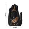 Polyresin Golden Handcrafted Palm Buddha Polyresin Showpiece