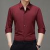 Autumn Men's Long-sleeved Shirt High-end Middle-aged and Young Men's Clothing Casual and Comfortable Dad Clothing