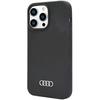 Audi Silikonhülle iPhone 14 Pro 6.1 Schwarz/Black Hardcase Au-Lsrip14P-Q3/D1-Bk